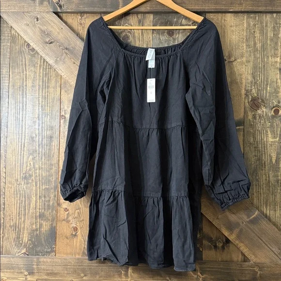 AMADI x ANTHROPOLOGIE Tencel Tiered Dress - Picture 3 of 8